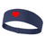Heart Love Symbol Graphic Printed Moisture Wicking Headbands for Men and Women