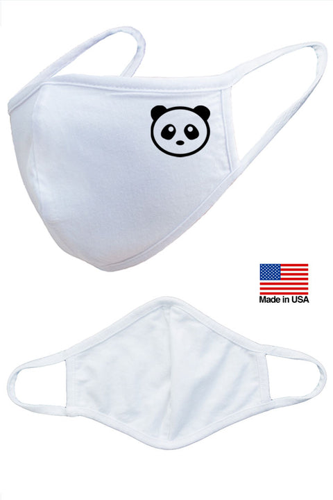 Giant Panda Reusable Washable Cotton Face Masks - Made in USA